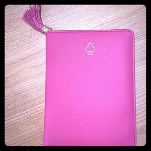 Hot Pink Zip Notebook with Lined Pages